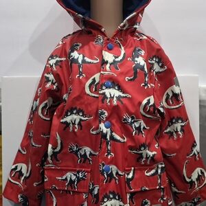 Hatley Red Dinosaur Raincoat for Kids